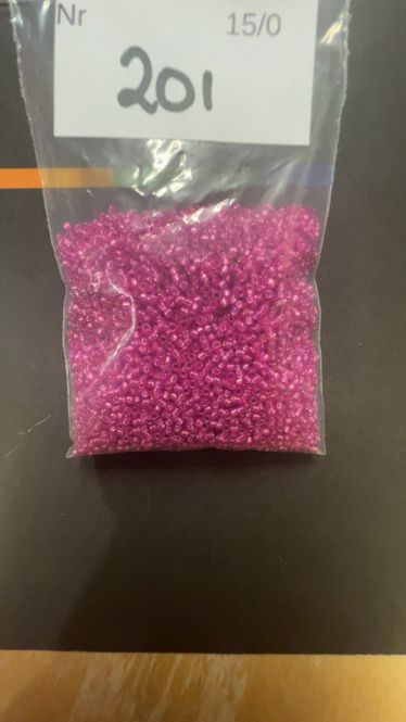 Hovedbilde Mini 201 - varm rosa med sølv inni