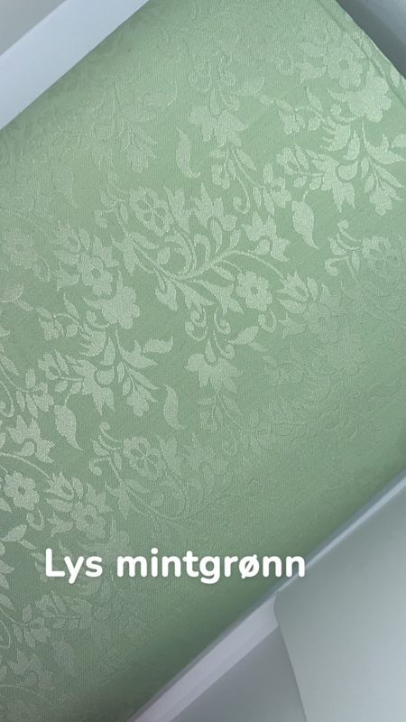 Lys mintgrønn