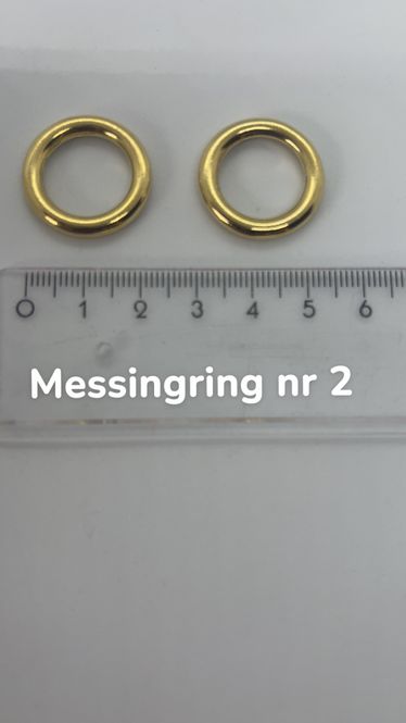 Hovedbilde messingring 2 , 16 mm