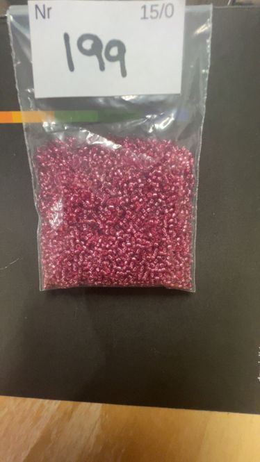 Hovedbilde Mini 199 - Mellomrosa  med sølv inni